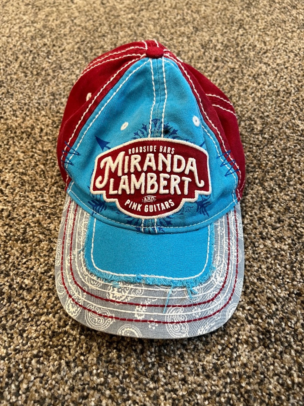 Miranda Lambert Roadside Bars and Pink Guitars Touring Hat